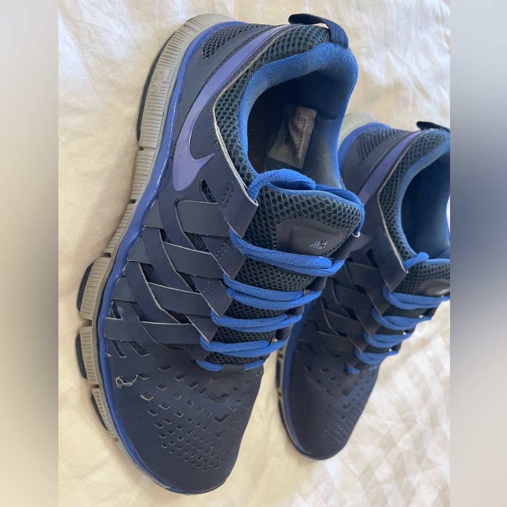 Nike Blue and White Athletic Shoes